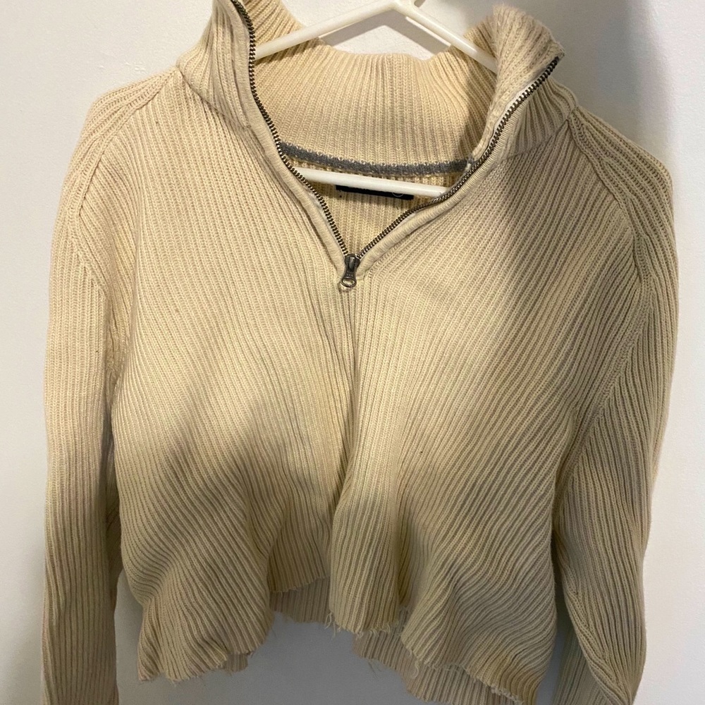 Quarter zip sweater